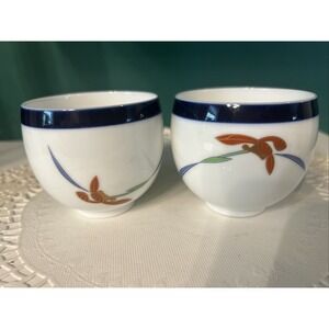Japanese Koransha Arita Porcelain Tea Cups‎ Sake Cups SET 2
